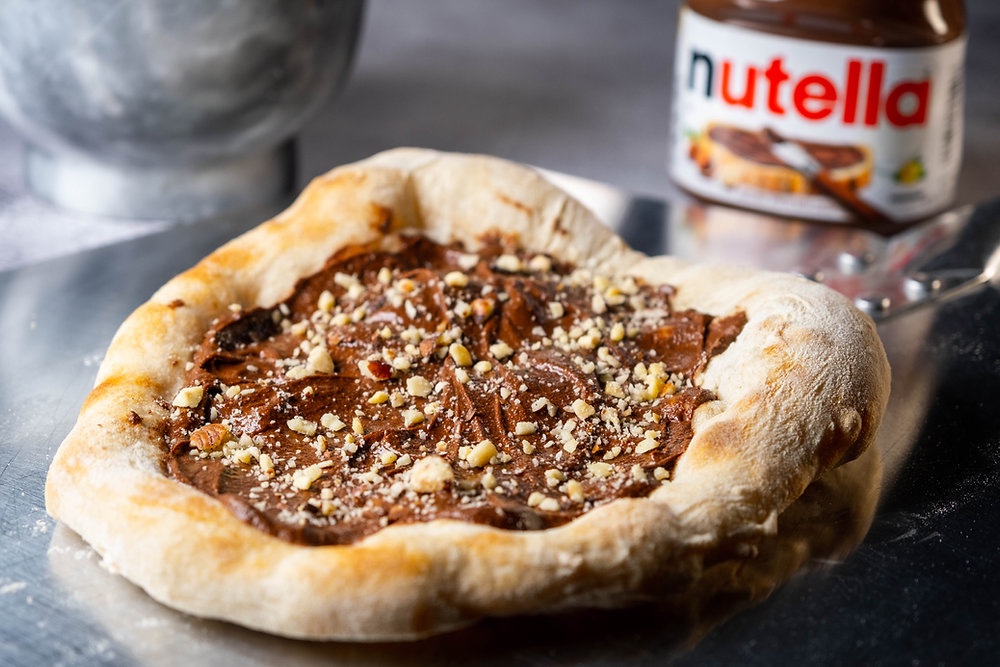 pizza dolce nutella