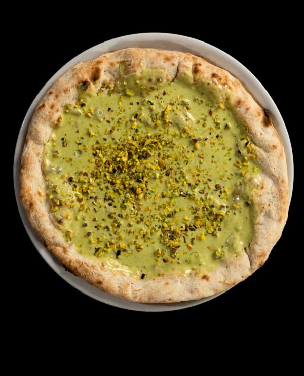 pizza dolce pistacchio