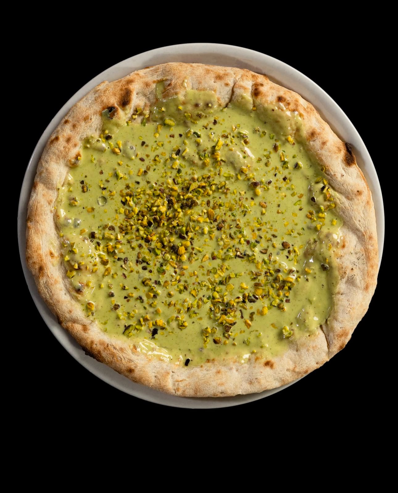 pizza dolce pistacchio